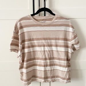 Stripe Crop Tee